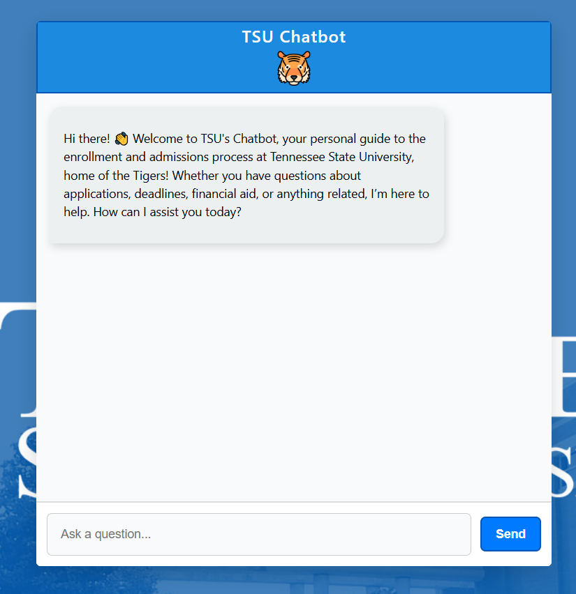 Paw Print chatbot UI