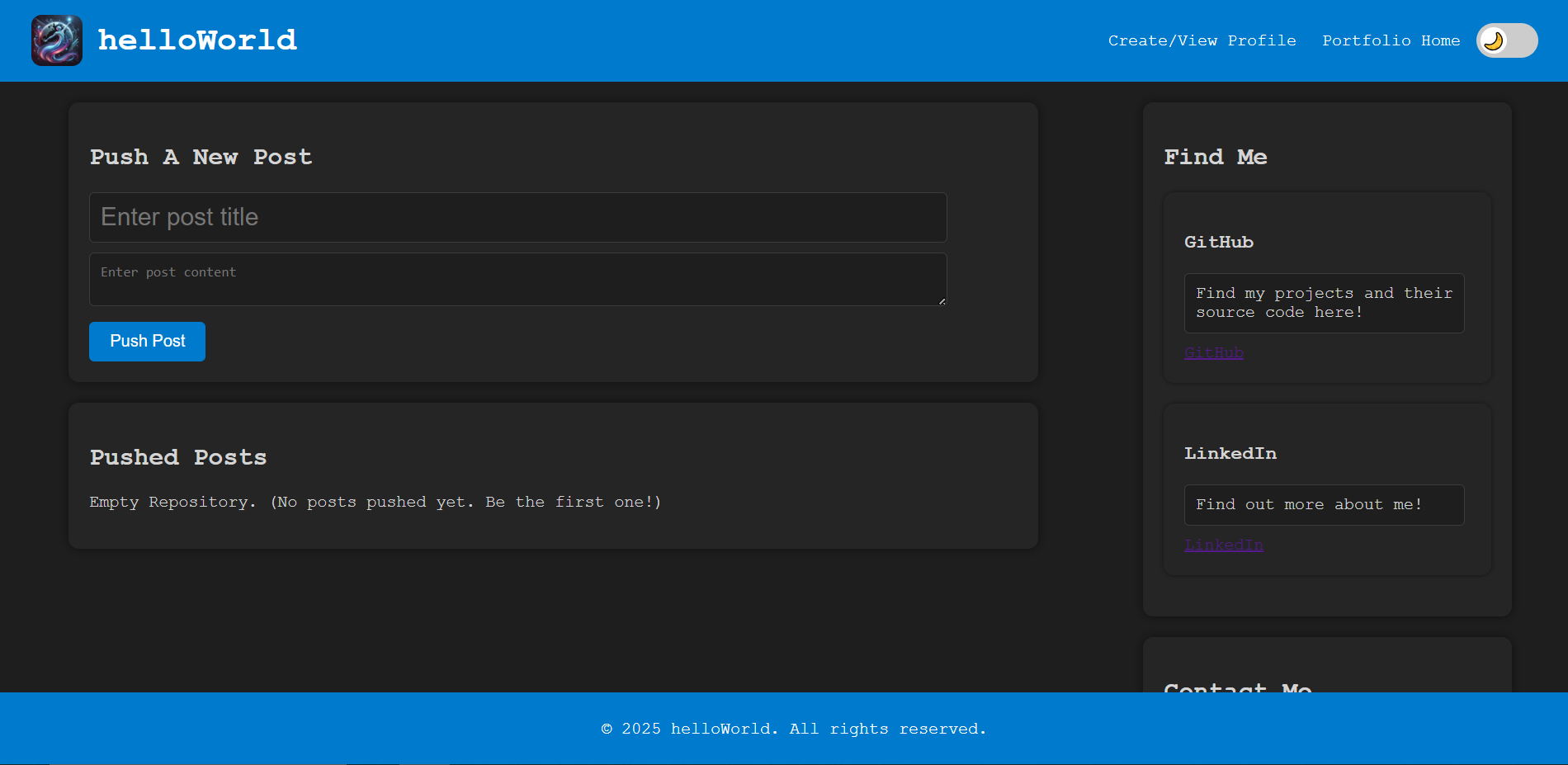 helloWorld blog preview
